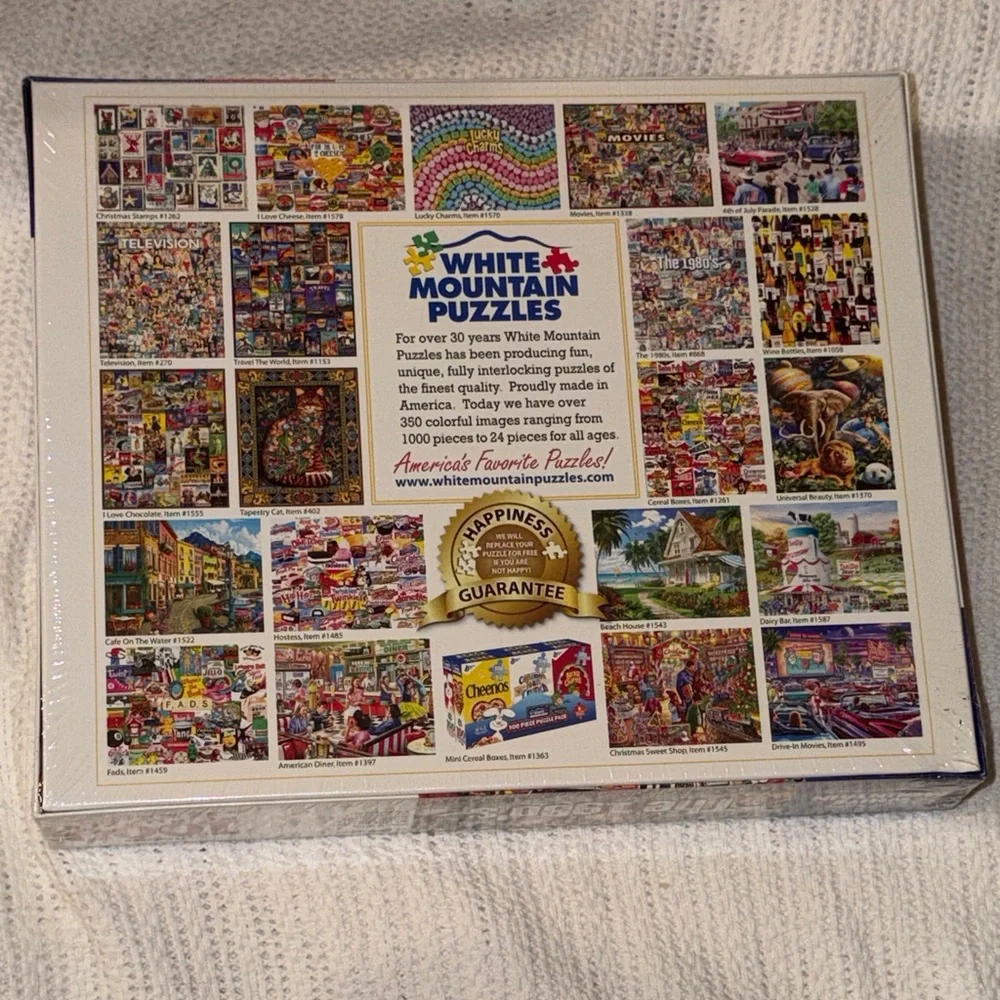 White Mountain 1980's‎ Collage Puzzle NEW